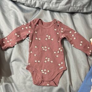 Charming Floral Long Sleeve Bodysuit